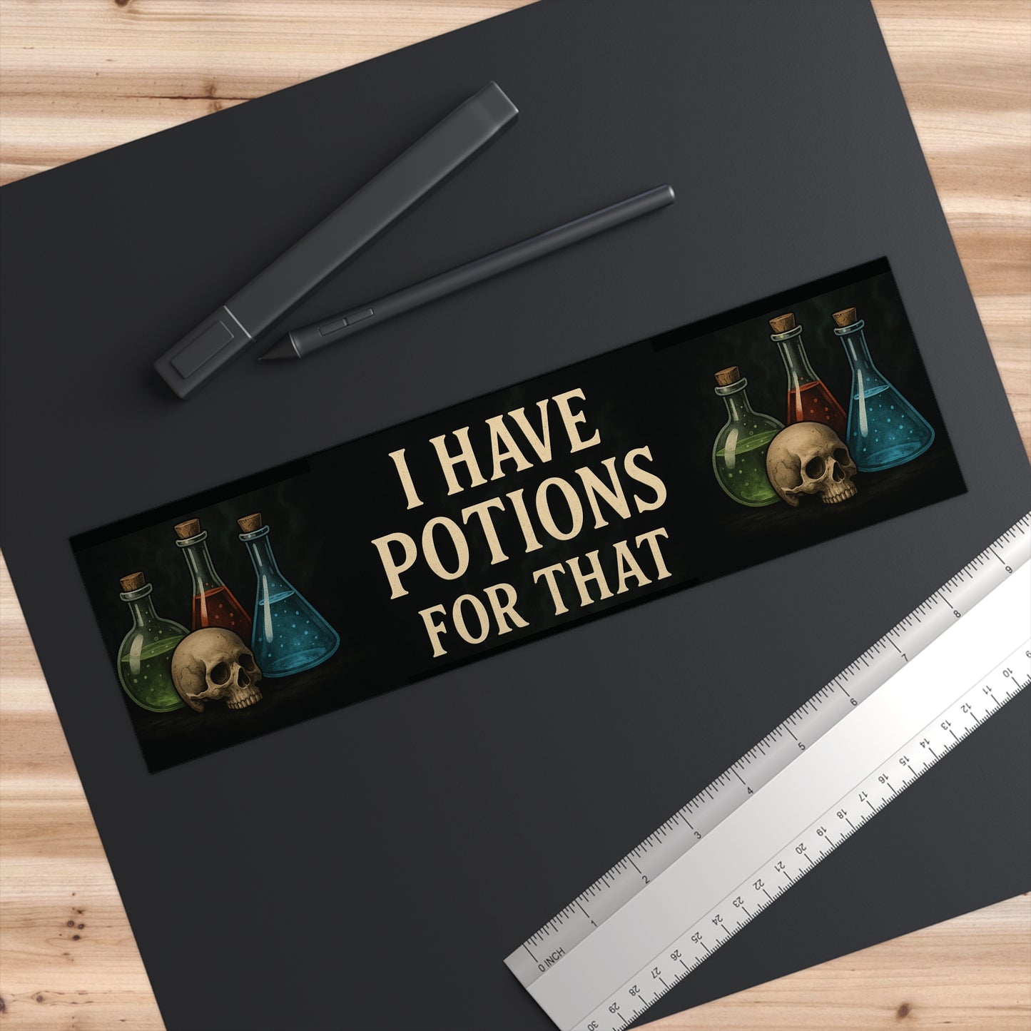Magical Potions Bumper Stickers, Fun Car Decor, Witchy Gift Idea, Halloween Decor, Quirky Vehicle Accessories - Divine Mystic Moons