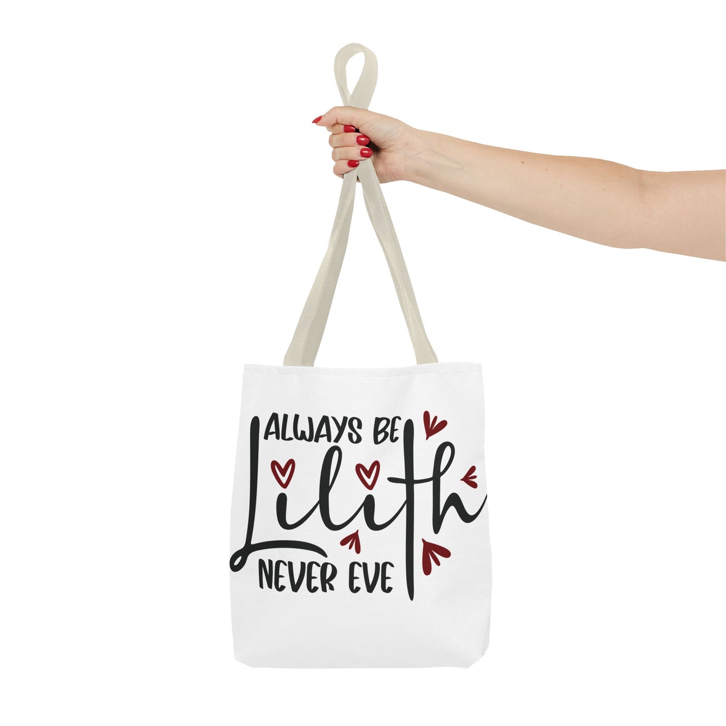 Cute Lilith Quote Tote Bag, Perfect for Gifts, Everyday Use, Shopping, or Special Occasions, Lightweight & Stylish - Divine Mystic Moons