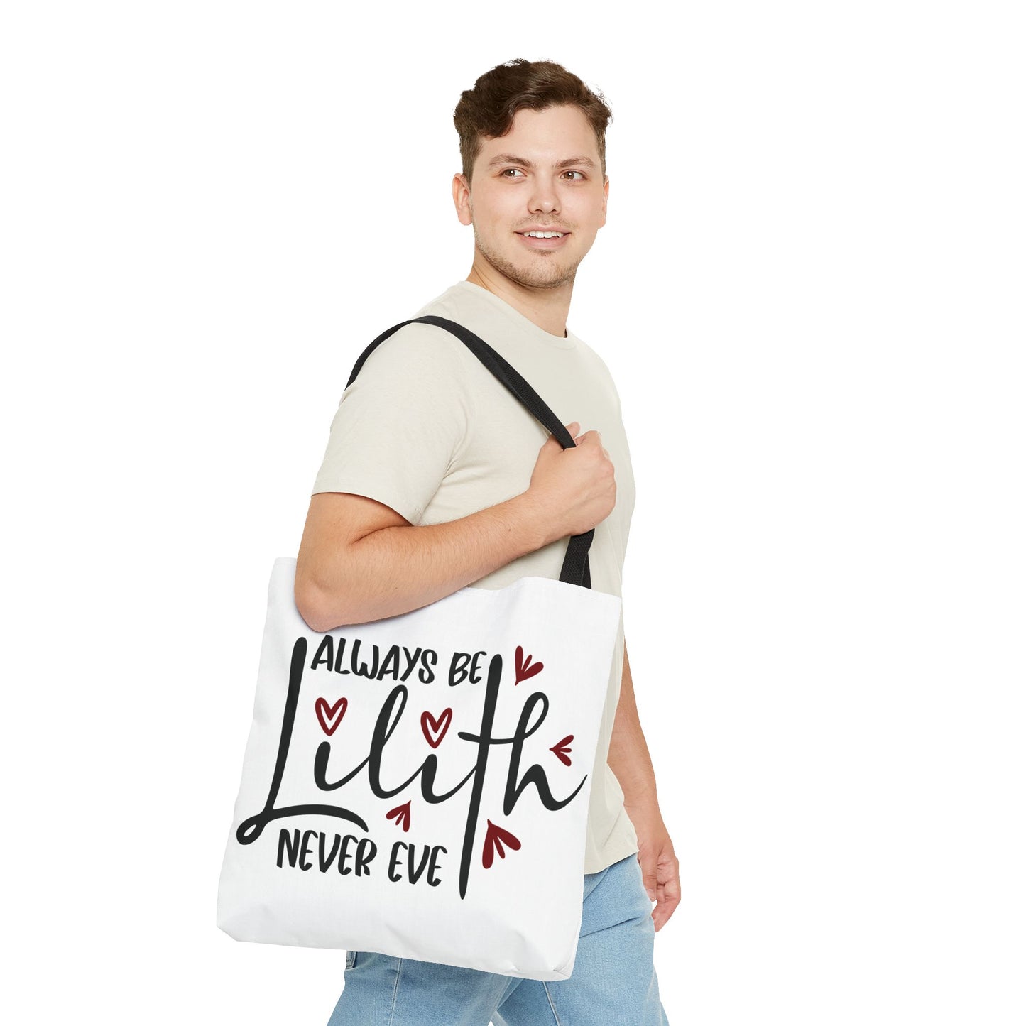 Cute Lilith Quote Tote Bag, Perfect for Gifts, Everyday Use, Shopping, or Special Occasions, Lightweight & Stylish - Divine Mystic Moons