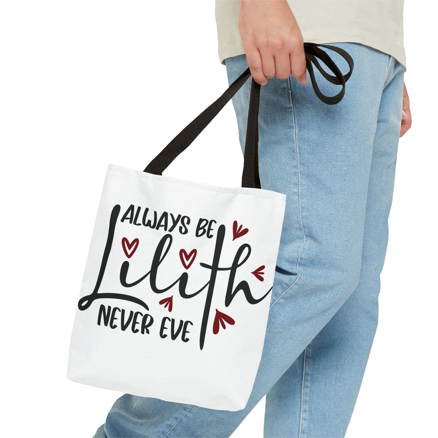 Cute Lilith Quote Tote Bag, Perfect for Gifts, Everyday Use, Shopping, or Special Occasions, Lightweight & Stylish - Divine Mystic Moons