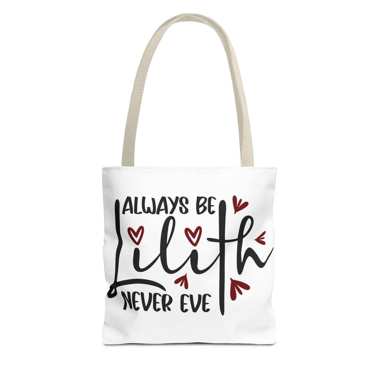 Cute Lilith Quote Tote Bag, Perfect for Gifts, Everyday Use, Shopping, or Special Occasions, Lightweight & Stylish - Divine Mystic Moons