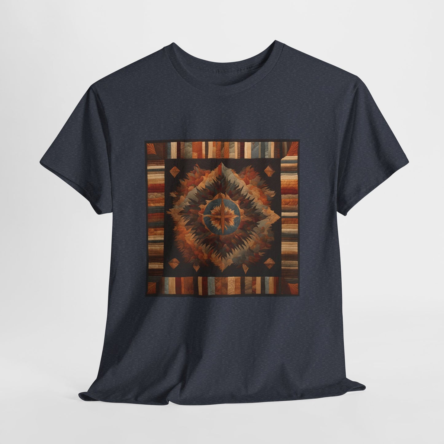 Bohemian Style Unisex Heavy Cotton Tee - Cozy Everyday Wear, Perfect for Festivals, Casual Outings, Nature Lovers, and Gift Ideas - Divine Mystic Moons