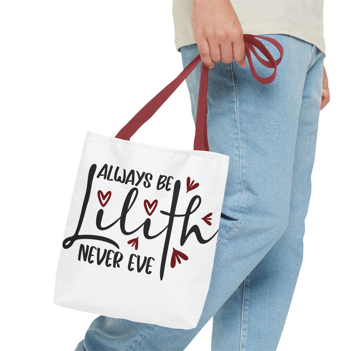Cute Lilith Quote Tote Bag, Perfect for Gifts, Everyday Use, Shopping, or Special Occasions, Lightweight & Stylish - Divine Mystic Moons
