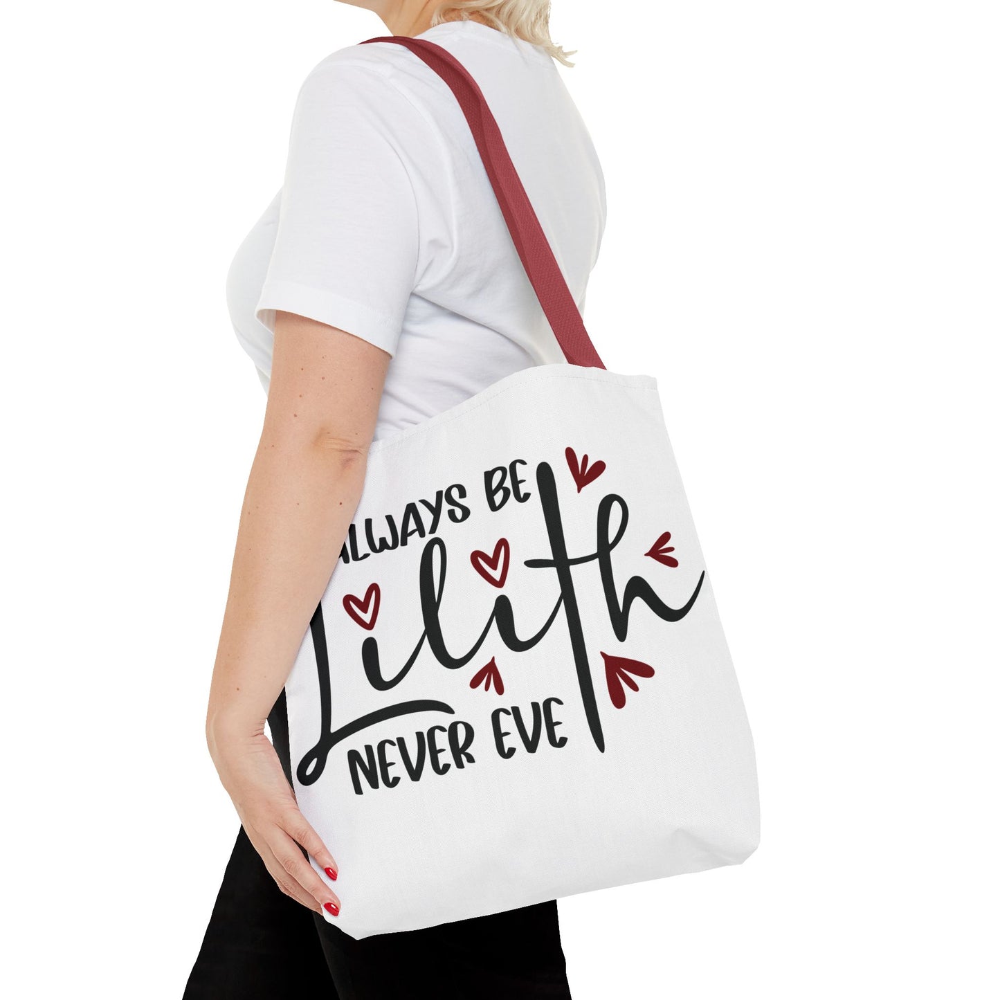 Cute Lilith Quote Tote Bag, Perfect for Gifts, Everyday Use, Shopping, or Special Occasions, Lightweight & Stylish - Divine Mystic Moons