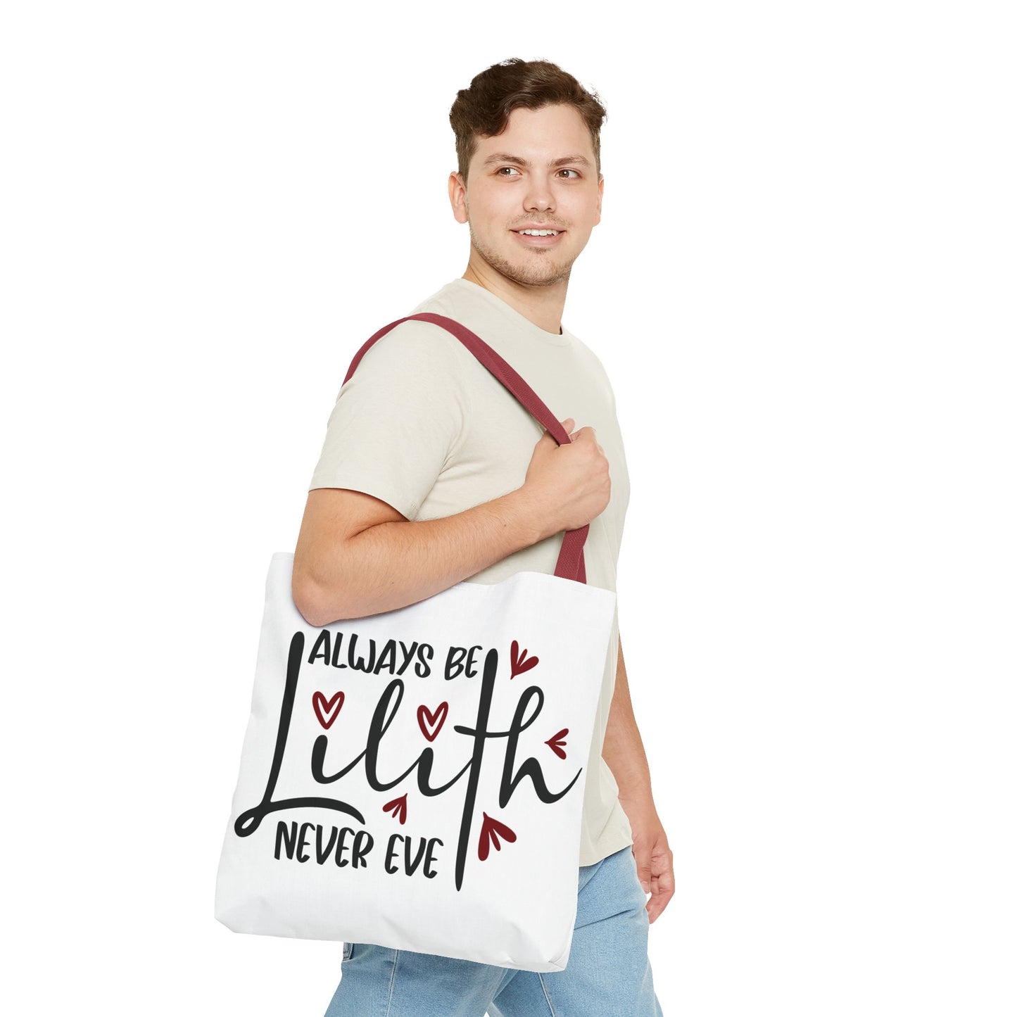 Cute Lilith Quote Tote Bag, Perfect for Gifts, Everyday Use, Shopping, or Special Occasions, Lightweight & Stylish - Divine Mystic Moons