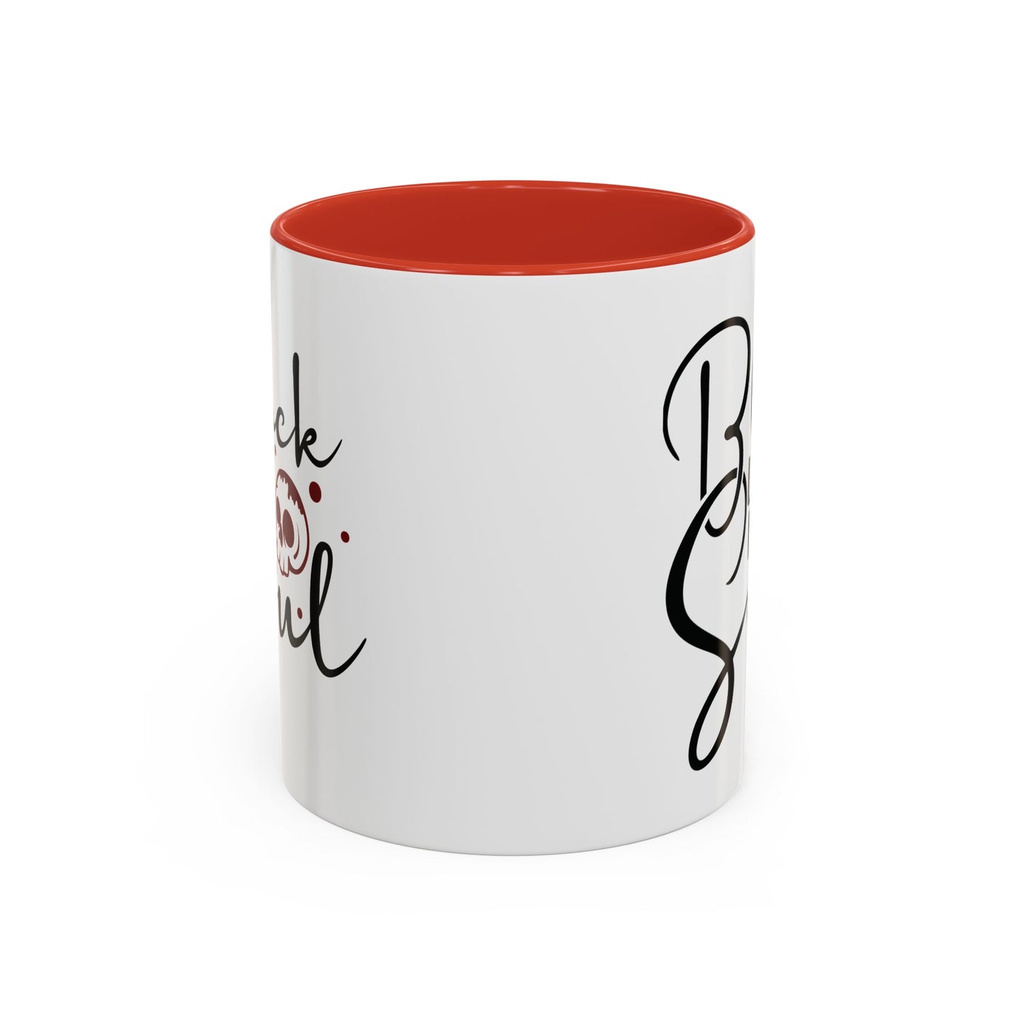 Black Like My Soul Mug – Gothic Coffee Cup, Funny Dark Humor Gift, Pink, Red, or Black Two-Tone Ceramic Mug, Alt Aesthetic Drinkware - Divine Mystic Moons