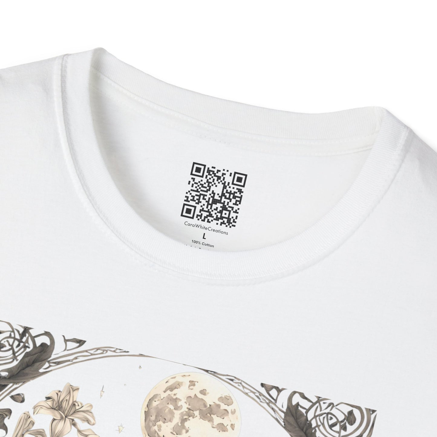 Whimsical Nature-Inspired Unisex T-Shirt, Bohemian Tee, Gift for Nature Lovers, Mushroom Design, Eco-friendly Apparel - Divine Mystic Moons
