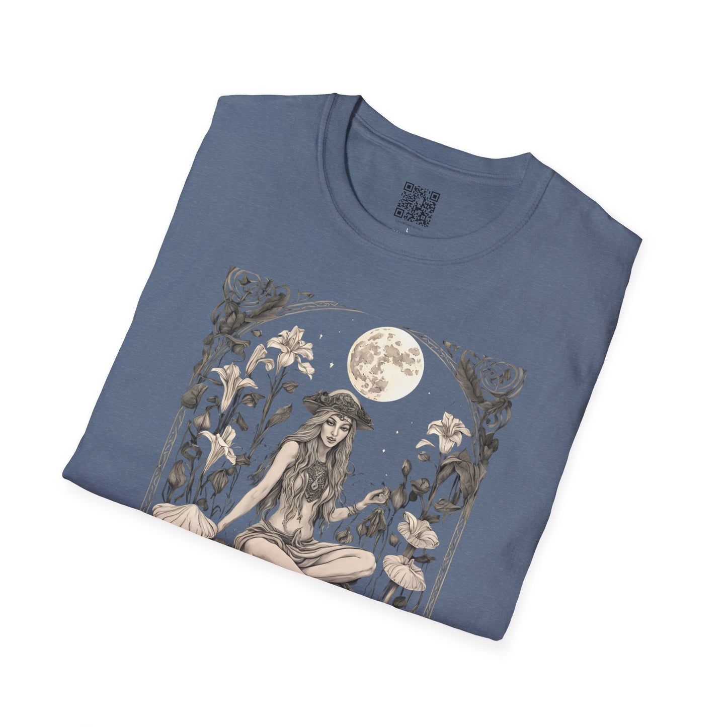 Whimsical Nature-Inspired Unisex T-Shirt, Bohemian Tee, Gift for Nature Lovers, Mushroom Design, Eco-friendly Apparel - Divine Mystic Moons