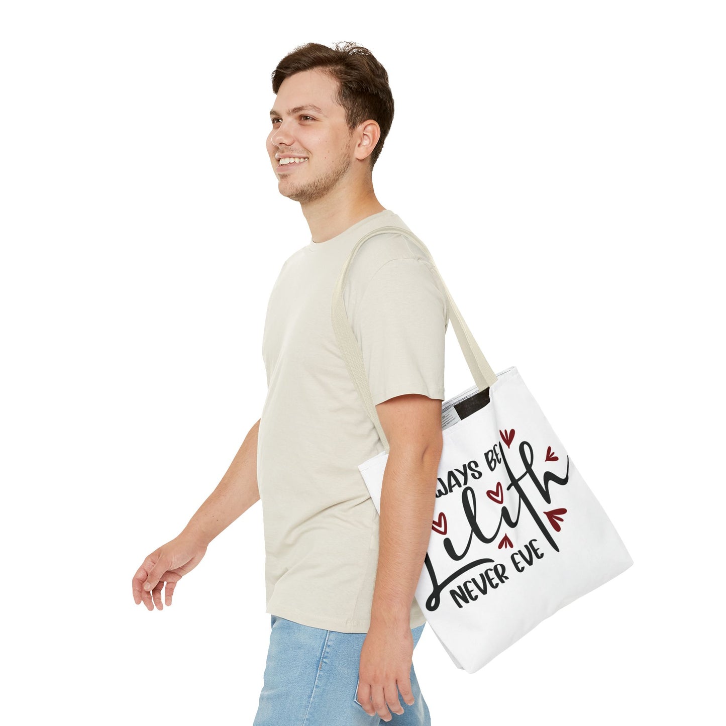 Cute Lilith Quote Tote Bag, Perfect for Gifts, Everyday Use, Shopping, or Special Occasions, Lightweight & Stylish - Divine Mystic Moons