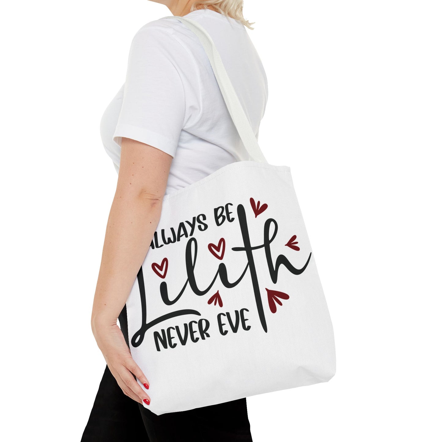 Cute Lilith Quote Tote Bag, Perfect for Gifts, Everyday Use, Shopping, or Special Occasions, Lightweight & Stylish - Divine Mystic Moons