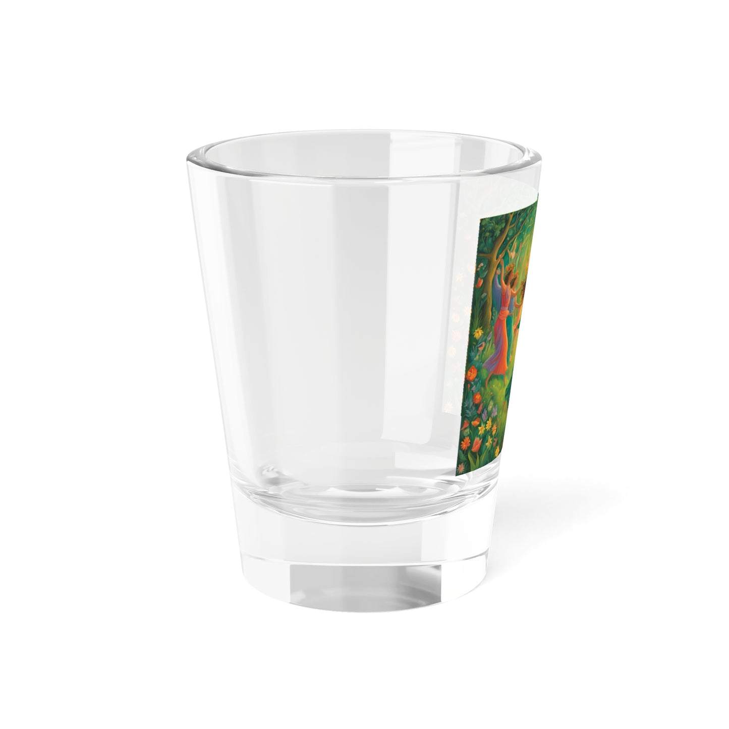 Beltane Bloom Shot Glass – 1.5oz of Sacred Celebration Nature Shot Glass, Forest Fairy Dance Glass, Gift for Party