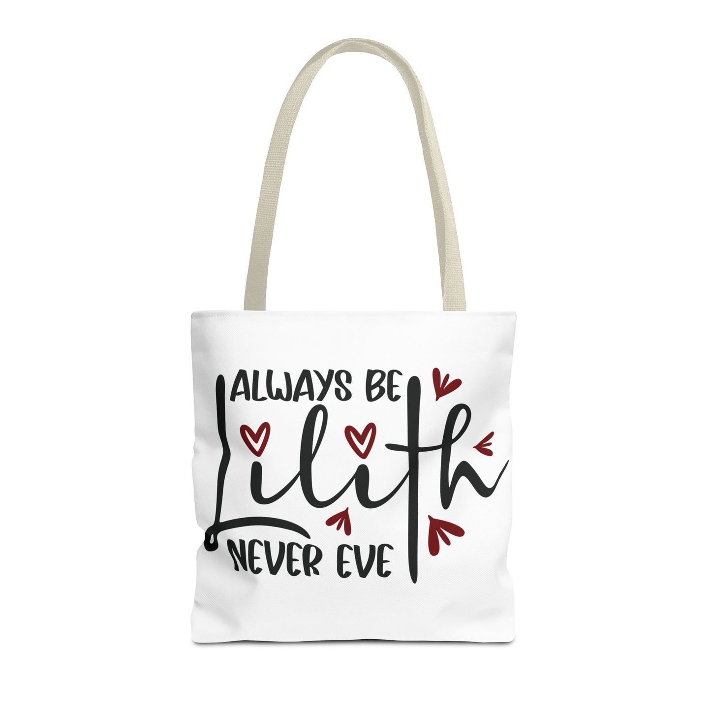 Cute Lilith Quote Tote Bag, Perfect for Gifts, Everyday Use, Shopping, or Special Occasions, Lightweight & Stylish - Divine Mystic Moons