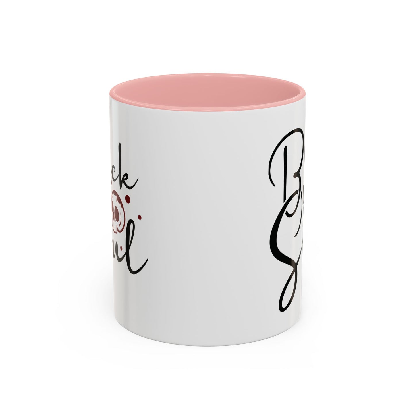 Black Like My Soul Mug – Gothic Coffee Cup, Funny Dark Humor Gift, Pink, Red, or Black Two-Tone Ceramic Mug, Alt Aesthetic Drinkware - Divine Mystic Moons