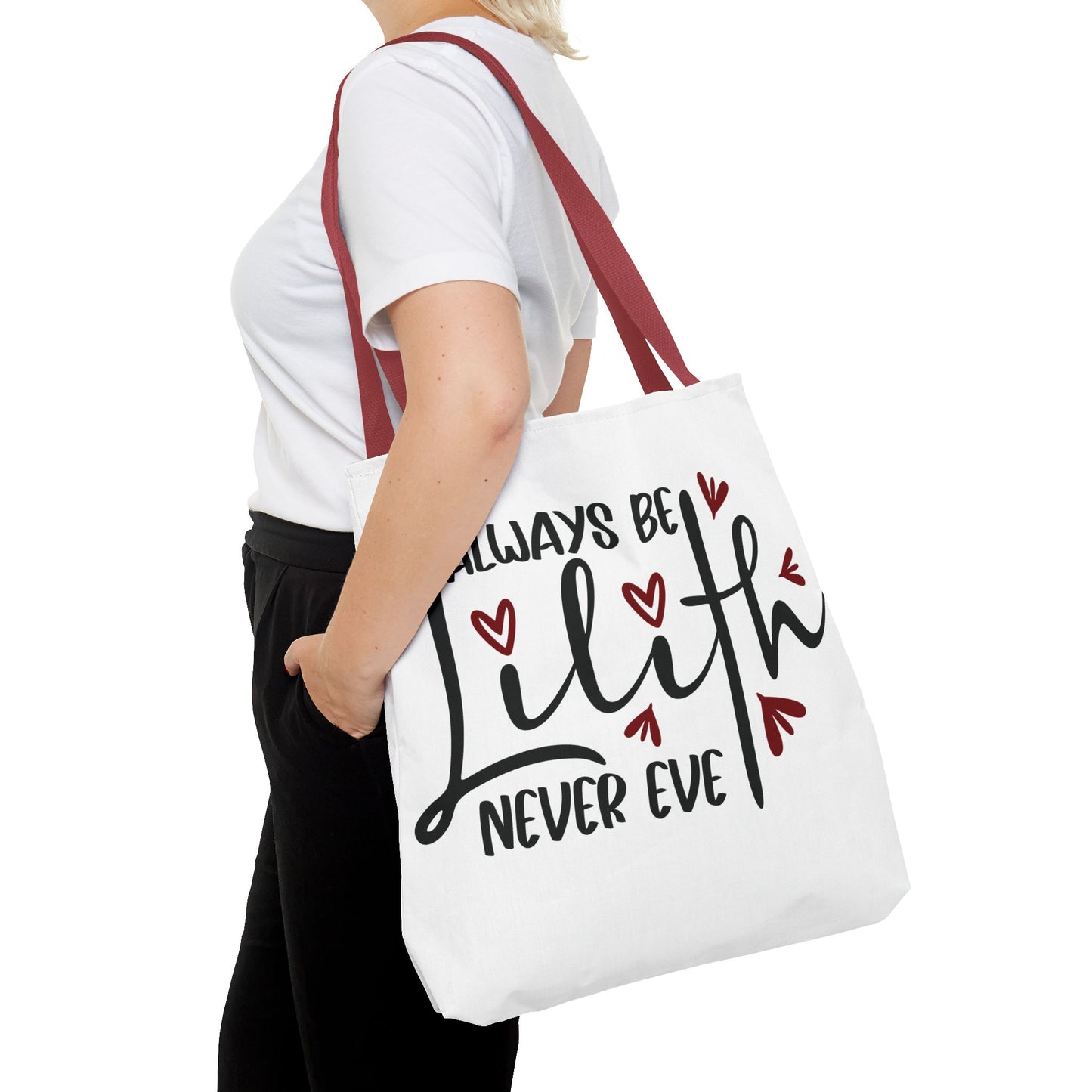 Cute Lilith Quote Tote Bag, Perfect for Gifts, Everyday Use, Shopping, or Special Occasions, Lightweight & Stylish - Divine Mystic Moons