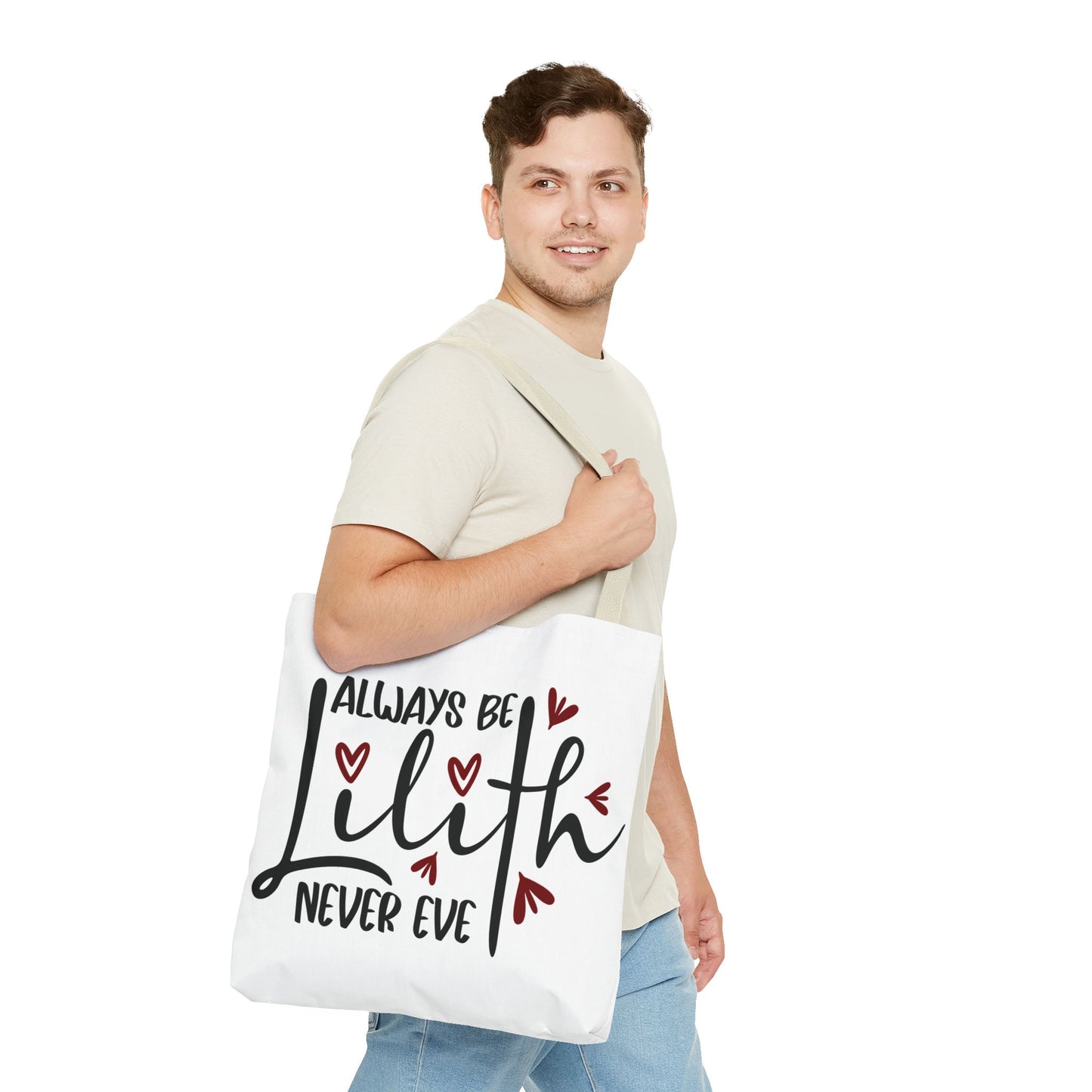 Cute Lilith Quote Tote Bag, Perfect for Gifts, Everyday Use, Shopping, or Special Occasions, Lightweight & Stylish - Divine Mystic Moons