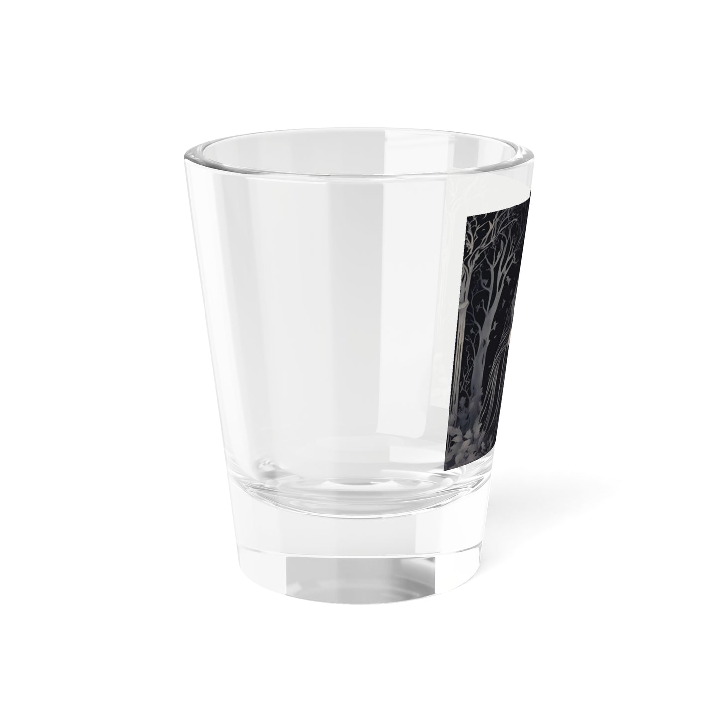 Heart of Shadows Shot Glass – 1.5oz of Dark Enchantment Heart Shot Glass | Dark Fantasy Drinkware, Gothic Party Favor - Divine Mystic Moons