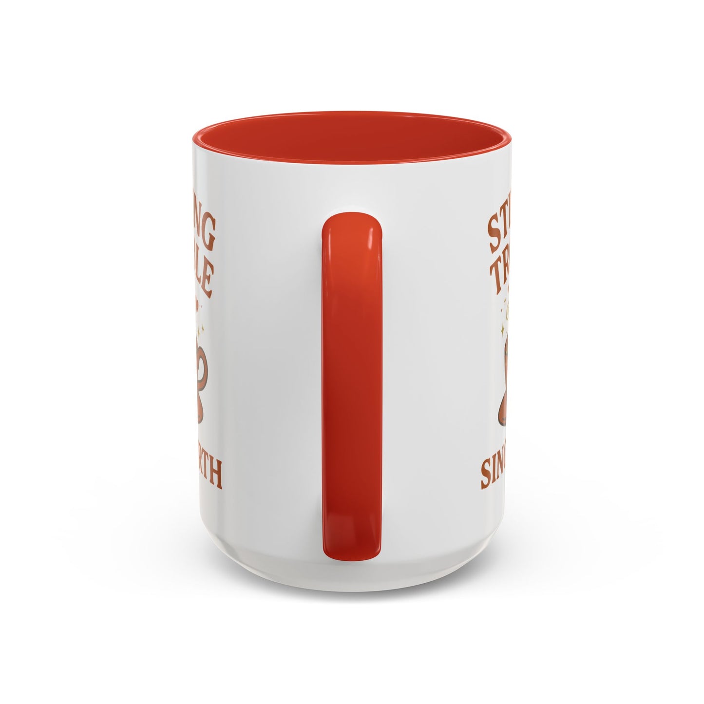 Stirring Trouble Since Birth Mug | Funny Witch Mug | Whimsical Witchcore Coffee Cup | Earth Tone Aesthetic | DivineMysticMoons Gift - Divine Mystic Moons