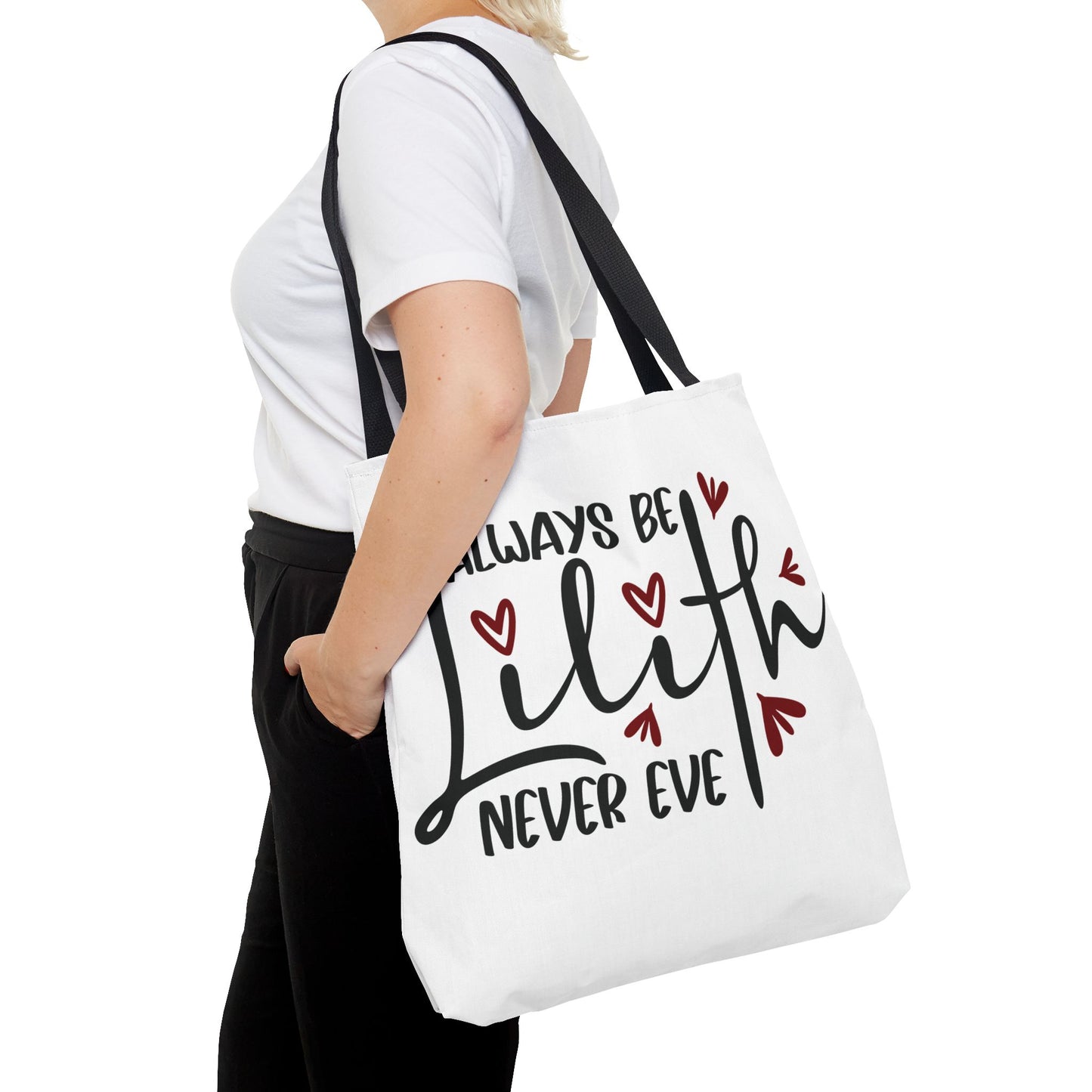 Cute Lilith Quote Tote Bag, Perfect for Gifts, Everyday Use, Shopping, or Special Occasions, Lightweight & Stylish - Divine Mystic Moons