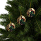 Mystical Witch Ornaments - Forest Goddess Design, Holiday Decor, Christmas Tree Decorations, Unique Gift, Eco-Friendly - Divine Mystic Moons