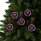 Purple Skull and Roses Holiday Ornament Alter Decor Home Decoration (1pc, 3pcs, 5pcs, 10pcs) - Divine Mystic Moons