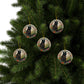 Field of Dreams Cat Ceramic Ornaments, Perfect for Pet Lovers, Holiday Decor, Gift for Cat Lovers, Set of 1/3/5/10 - Divine Mystic Moons