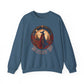 Blessed Be Holiday Sweatshirt, Cozy Christmas Gift, Unisex Crewneck, Festive Winter Apparel, Yule Celebration Clothing, Holiday Party Outfit - Divine Mystic Moons