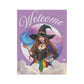 Rainbow Magic Witch Welcome Garden Flag