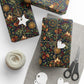 Celtic Yule Log & Solstice Sun Wrapping Paper