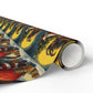 Krampus & Santa Winter Folklore Wrapping Paper