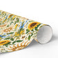 Litha Sunflower & Solstice Wheel Wrapping Paper