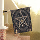 Winter Flame Pentagram Garden Flag