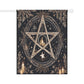 Winter Flame Pentagram Garden Flag
