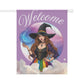 Rainbow Magic Witch Welcome Garden Flag