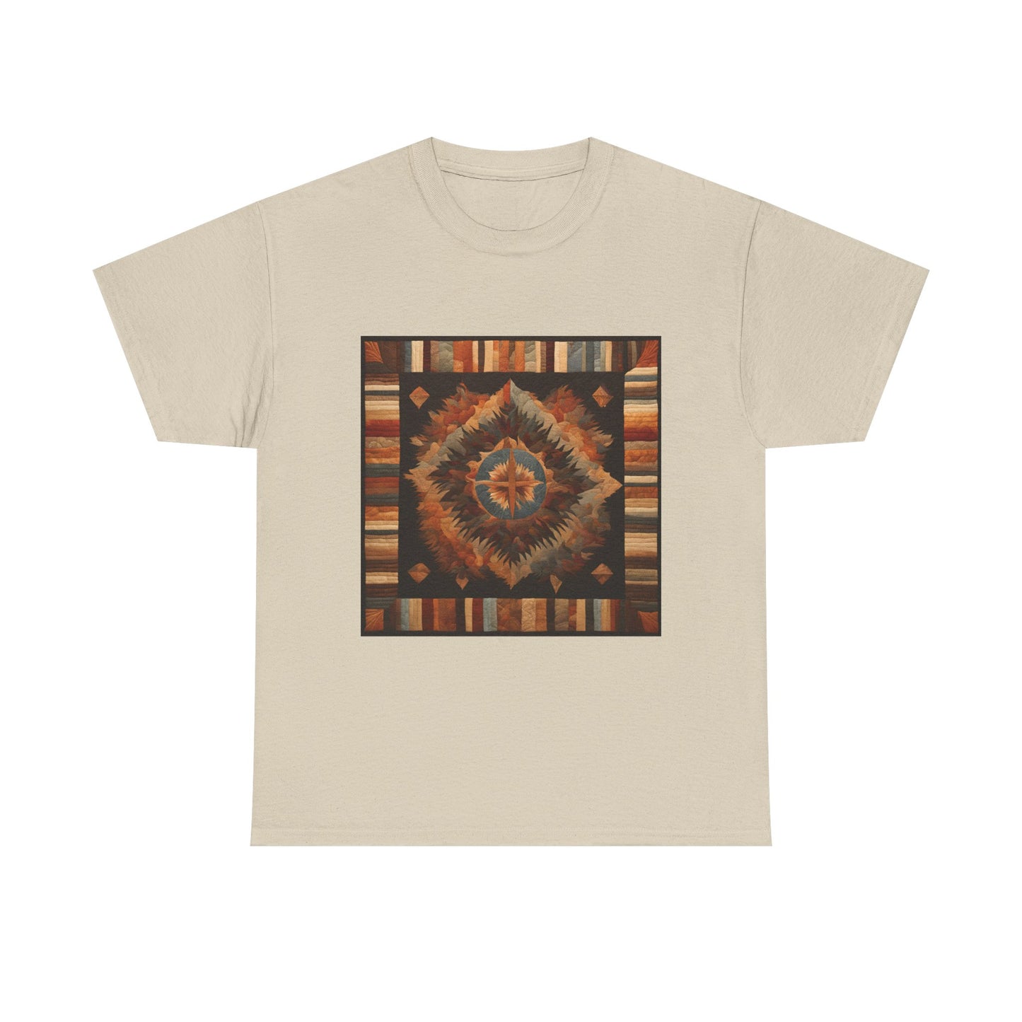 Bohemian Style Unisex Heavy Cotton Tee - Cozy Everyday Wear, Perfect for Festivals, Casual Outings, Nature Lovers, and Gift Ideas - Divine Mystic Moons