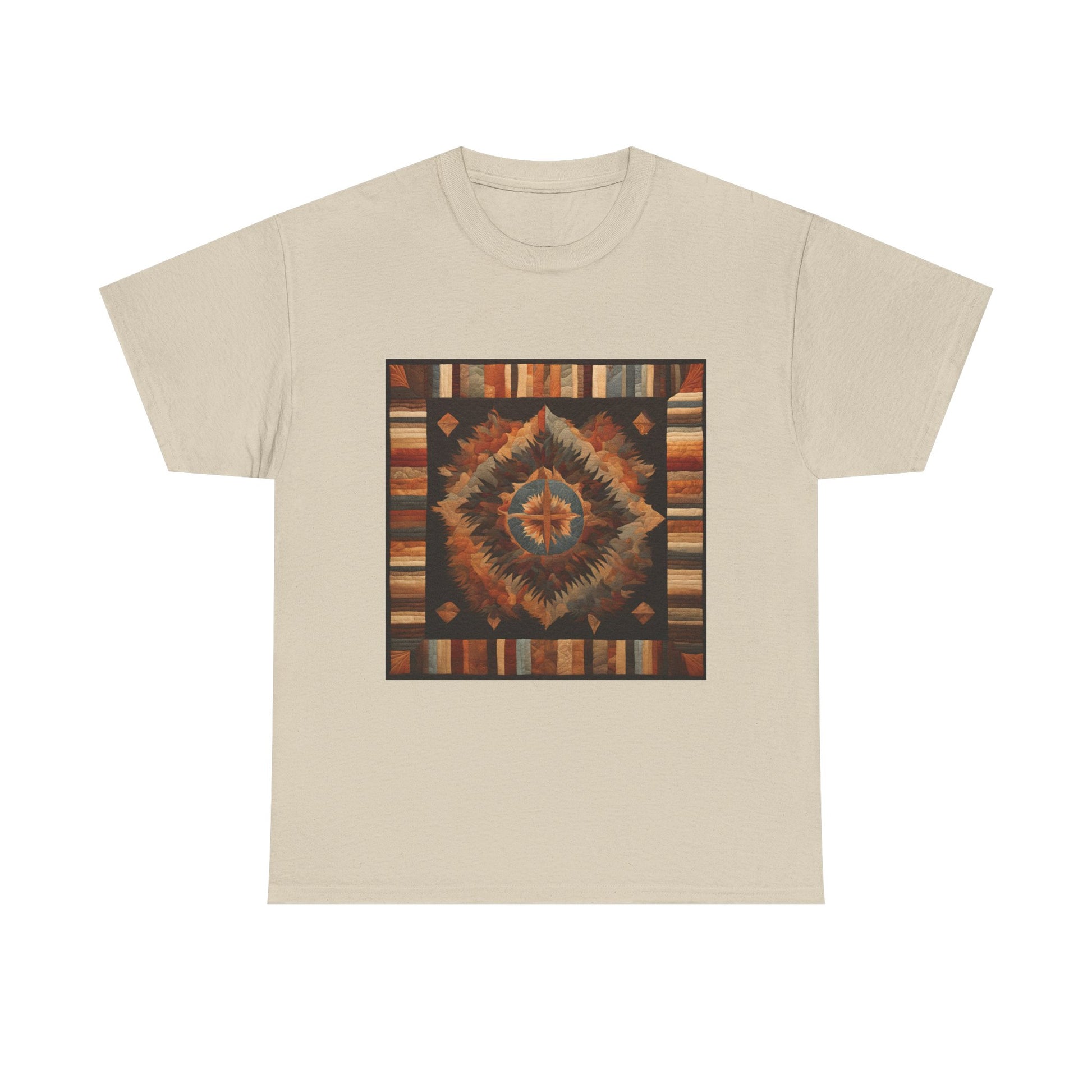 Bohemian Style Unisex Heavy Cotton Tee - Cozy Everyday Wear, Perfect for Festivals, Casual Outings, Nature Lovers, and Gift Ideas - Divine Mystic Moons