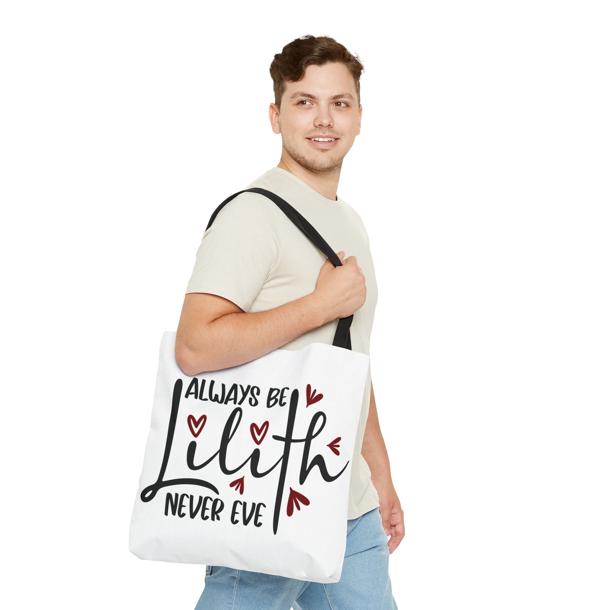 Cute Lilith Quote Tote Bag, Perfect for Gifts, Everyday Use, Shopping, or Special Occasions, Lightweight & Stylish - Divine Mystic Moons