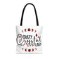 Crazy Crystal Lady Tote Bag - Perfect for Gift, Witchcraft, Crystals, Shopping, Eco-Friendly, Astrology Lover - Divine Mystic Moons
