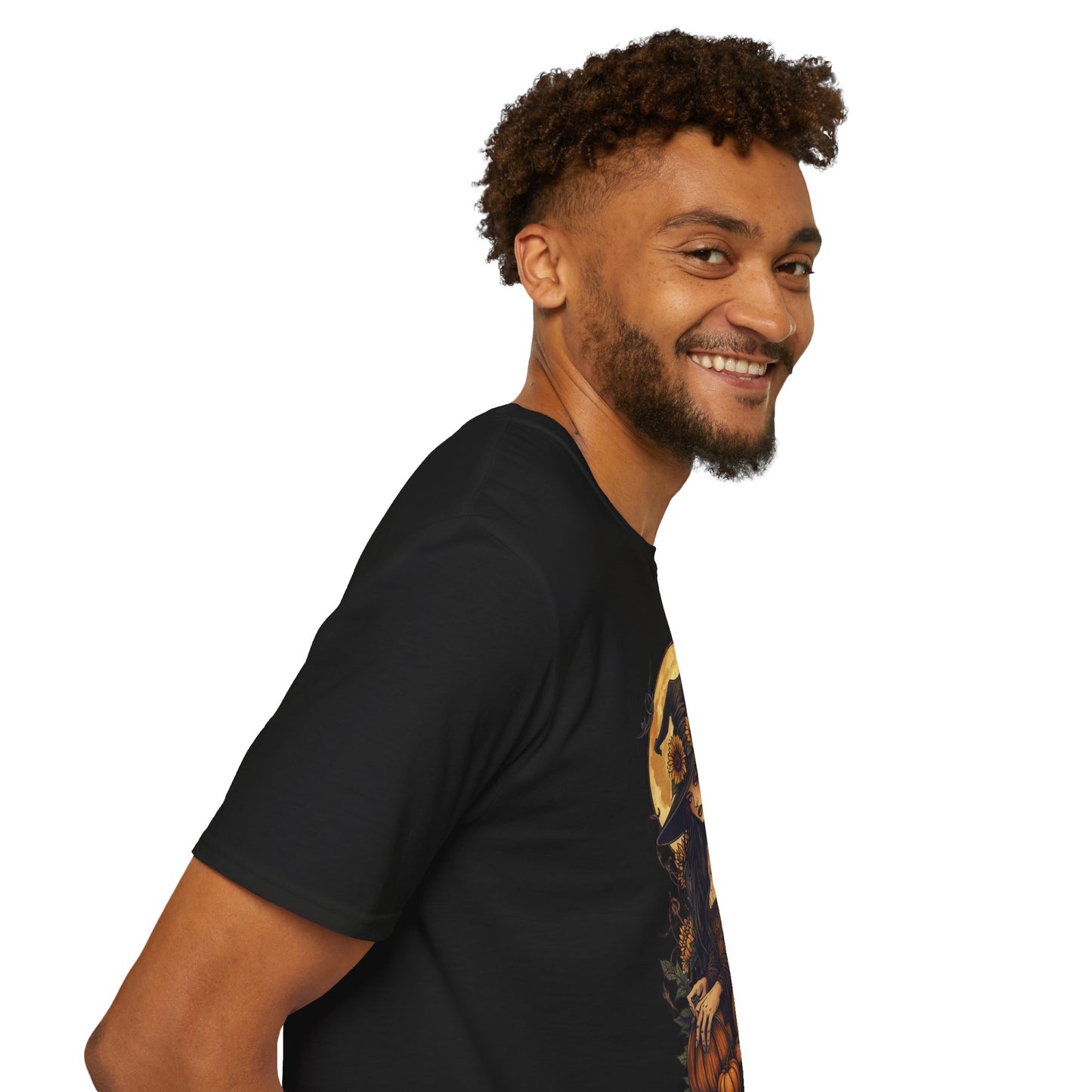 Pagan Witch Pumpkin T-Shirt Mabon Samhain Harvest Moon Tee Witchcore Wiccan Fall Shirt Autumn Sabbat Ritual Graphic Top - Divine Mystic Moons