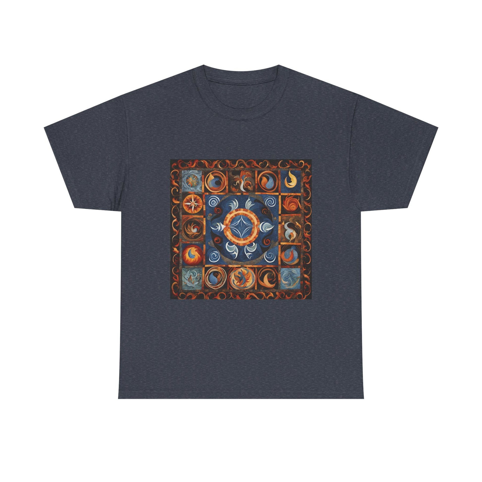 Mystical Elements Bohemian Style Shirt, Nature Lover Gift, Astrology Tee, Spiritual Apparel, Perfect for Festivals - Divine Mystic Moons