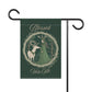 Enchanted Yuletide Garden Banner, Winter Home Decor, Magical Holiday Garden Flag, Blessed Yule Tide Decor, Outdoor Holiday Decor, Seasonal