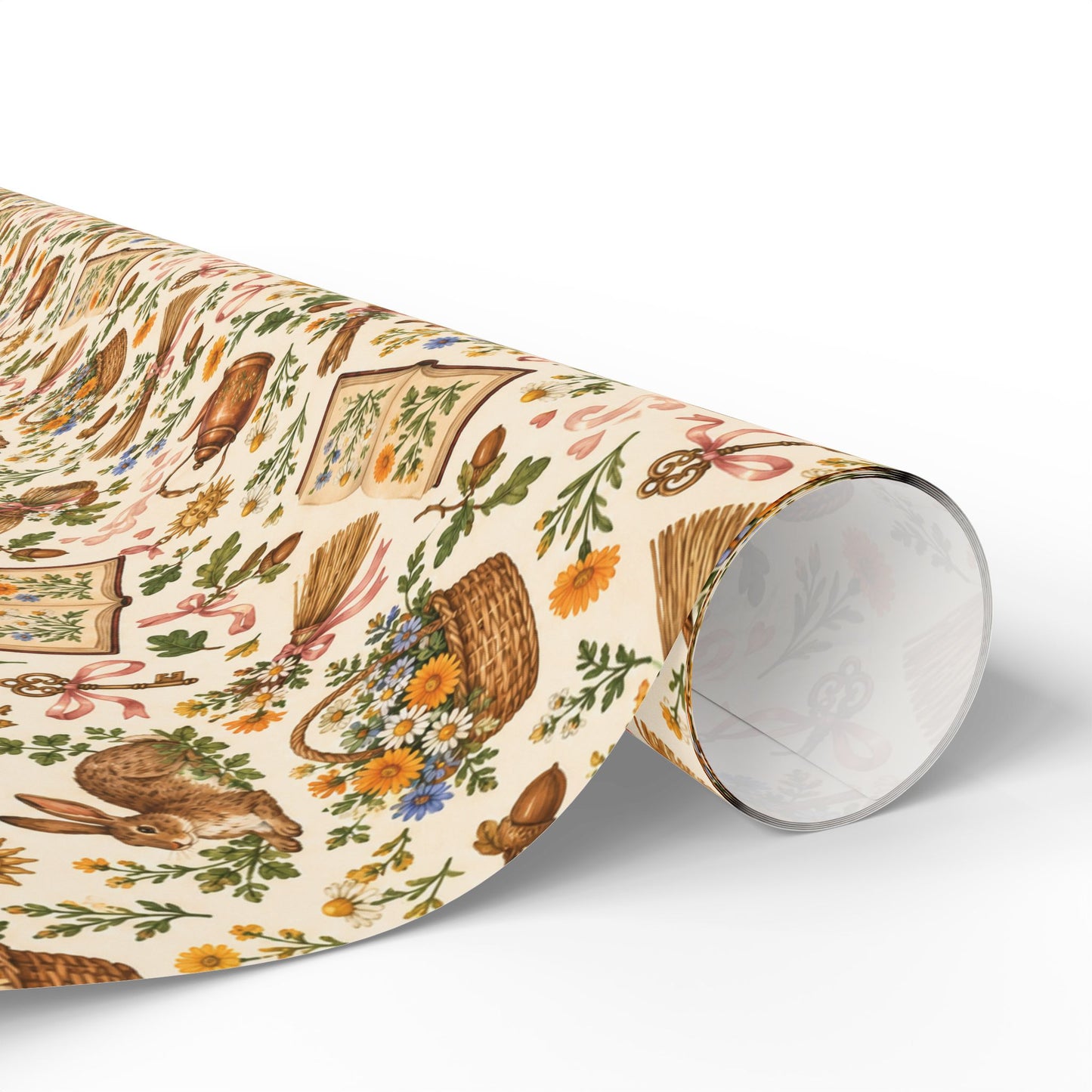 Cottage Witch Hare & Herbal Magic Wrapping Paper