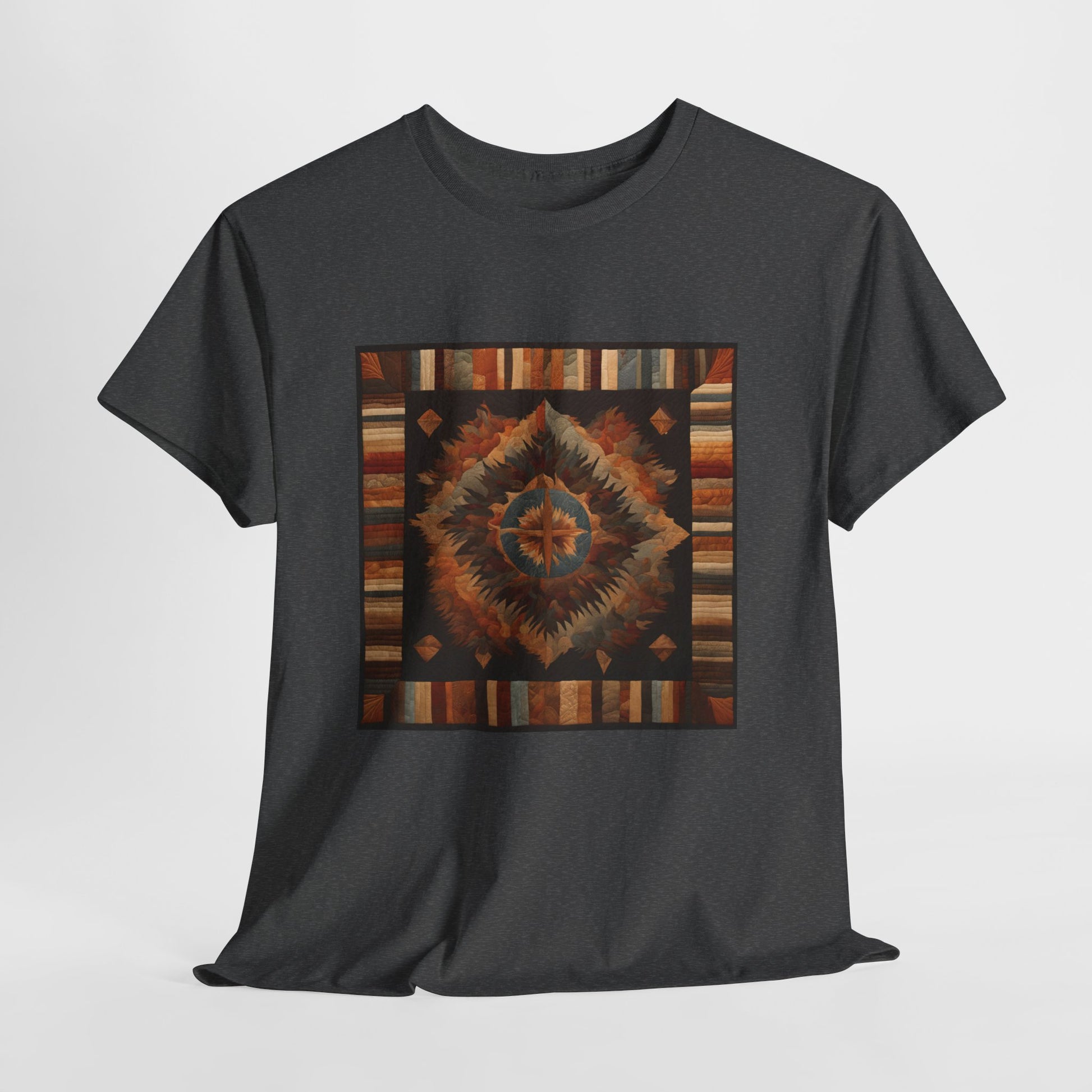 Bohemian Style Unisex Heavy Cotton Tee - Cozy Everyday Wear, Perfect for Festivals, Casual Outings, Nature Lovers, and Gift Ideas - Divine Mystic Moons