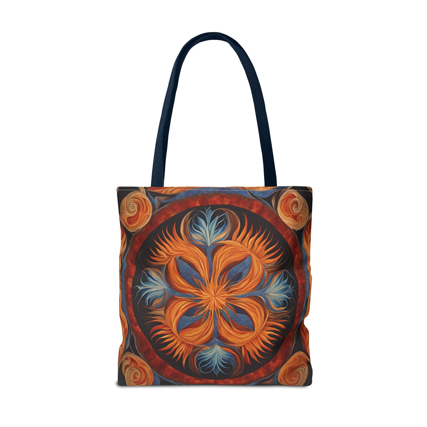 Vibrant Floral Tote Bag, Bohemian Style Handbag, Eco-Friendly Shopping Bag, Art Inspired Gift, Summer Festival Accessory - Divine Mystic Moons