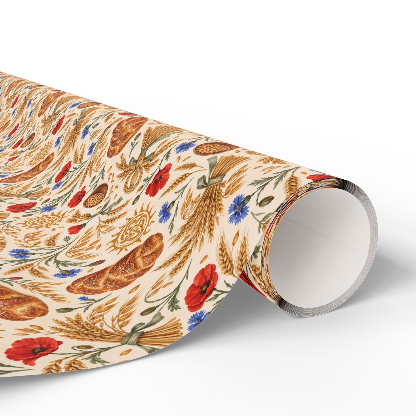 Lammas Golden Grain & Corn Dolly Wrapping Paper