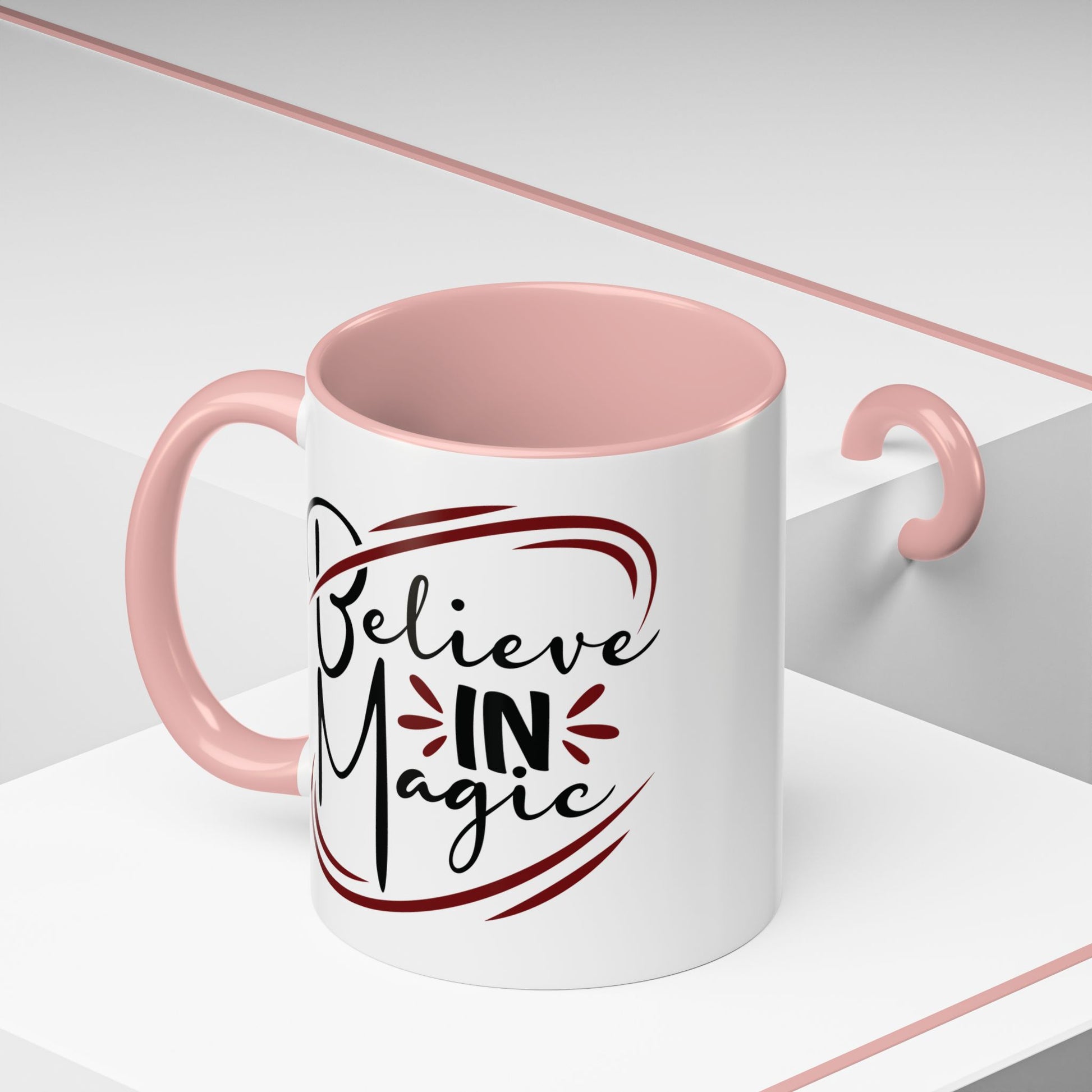 Believe in Magic Coffee Mug, Motivational Mug, Inspirational Gift, Unique Drinking Mug, Coffee Lover's Gift - Divine Mystic Moons