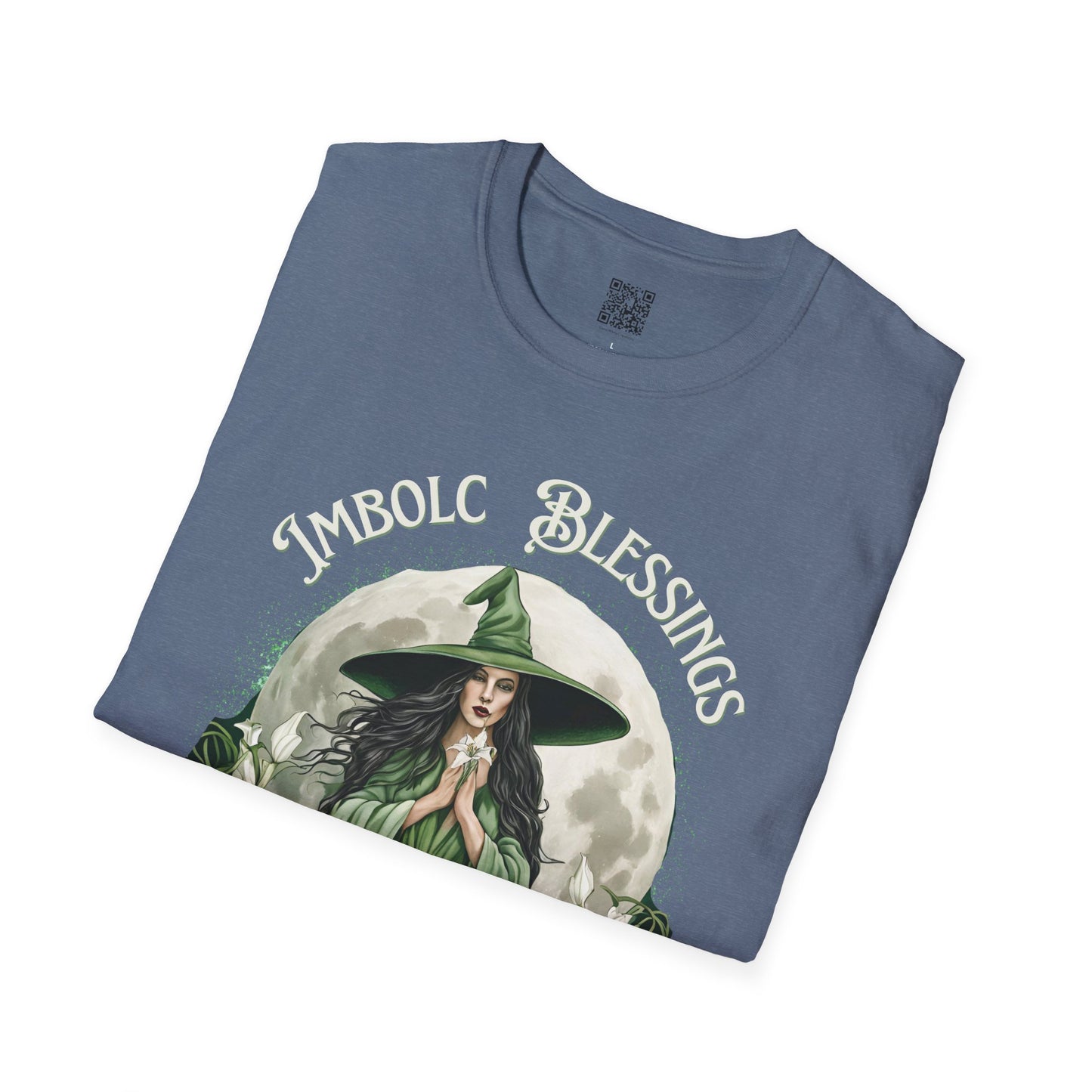 Imbolc Blessings T-Shirt, Witchy Apparel, Pagan Gift, Unisex Graphic Tee, Spiritual Wear, Wheel of the Year, Blessed Be - Divine Mystic Moons
