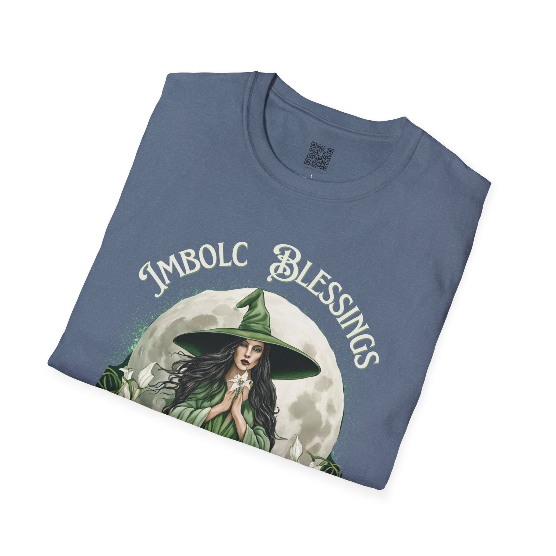 Imbolc Blessings T-Shirt, Witchy Apparel, Pagan Gift, Unisex Graphic Tee, Spiritual Wear, Wheel of the Year, Blessed Be - Divine Mystic Moons
