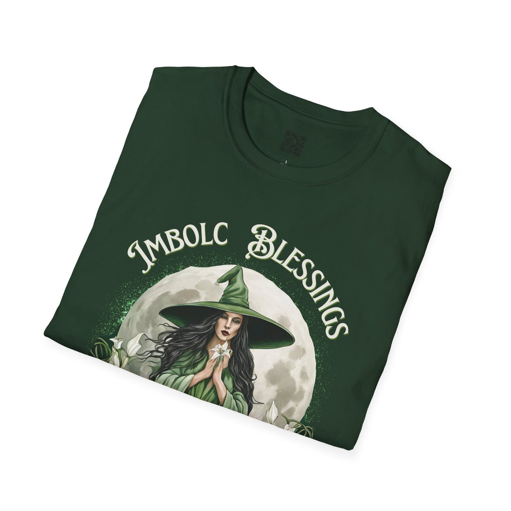 Imbolc Blessings T-Shirt, Witchy Apparel, Pagan Gift, Unisex Graphic Tee, Spiritual Wear, Wheel of the Year, Blessed Be - Divine Mystic Moons