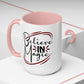 Believe in Magic Coffee Mug, Motivational Mug, Inspirational Gift, Unique Drinking Mug, Coffee Lover's Gift - Divine Mystic Moons