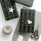 Botanical Yule Tree Wrapping Paper